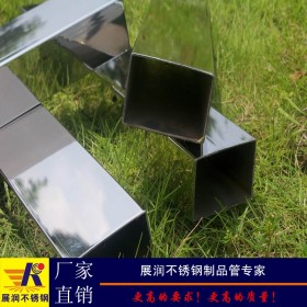 不锈钢矩形管厂批发销售各种国标sus304不锈钢扁管规格大量库存