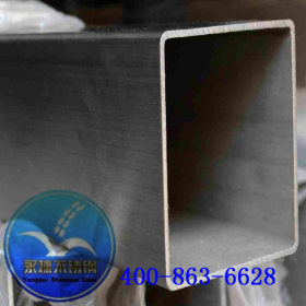 供应工业面不锈钢矩管 100x50不锈钢矩管  厚壁不锈钢矩管现货