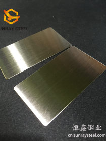 304拉丝不锈钢 专业加工生产油磨拉丝 电镀镀色不锈钢板直销