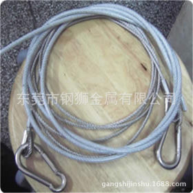 厂家直销304不锈钢钢丝绳 316L 耐腐蚀不锈钢丝绳 彩色包胶钢丝绳