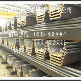 现货专供 国标钢板桩、U型钢板桩、瑞马钢板桩 q345、q235