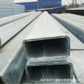 天津供应16mn低合金矩形管  焊接方管规格全 热镀锌矩形管价格