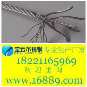 2mm304不锈钢钢丝绳,7&times;19不锈钢丝绳生产厂家，钢丝绳规格型号