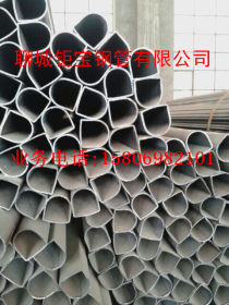 供应Q235薄壁镀锌D形管 散热器专用D形钢管 厚壁D形管