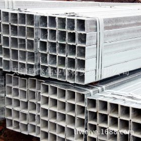 天津钢管厂面向全国批发销售镀锌方管 长期现货批售90*90热带方管