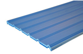 屋面彩钢瓦 镀铝锌彩钢板 海蓝彩涂板卷宝钢现货 优惠促销