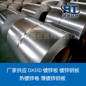 厂家供应 DX51D 镀锌板 镀锌钢板 热镀锌卷 薄镀锌钢板