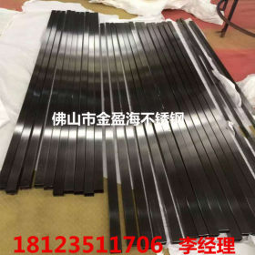 【上海】拉丝黑钛金不锈钢方管19*19 镜面黑钛金方管 厂家直销