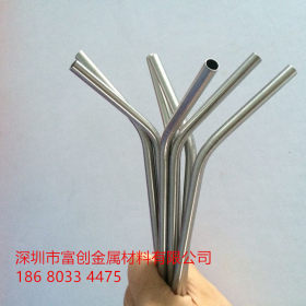 专业生产304不锈钢螺纹状折弯吸管 304螺纹直吸管 质量保证
