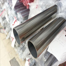 不锈钢厂家304光面拉丝不锈钢圆管外径54mm厚度0.6-2.0mm价格
