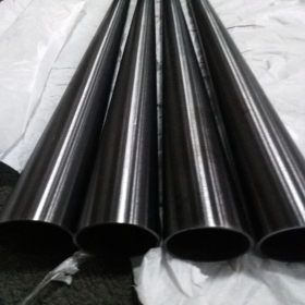 黑钛金焊接管201圆管外径31.8mm价格 不锈钢圆管直径32黑钛金