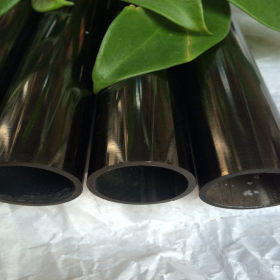 304不锈钢黑钛金圆管外径36毫米光面装饰管圆通直径36mm价格