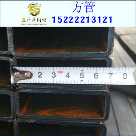 天津方管价格 Q235B矩形管 可定做特殊规格 无缝方管
