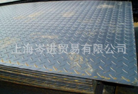 热镀锌花纹板10MM防滑花纹铁板4MM钢板 踏步钢板加工 铺面铁板