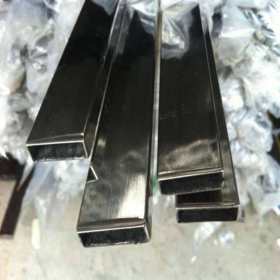 国标SUS304/不锈钢扁管120*60*0.7*0.8*0.9mm 不锈钢矩形管拉丝