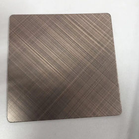 厂家直销304201不锈钢板蚀刻黑色彩色板和纹板古铜色纳米油