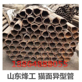河南南阳三角异型管无缝钢管厂家供应q345 石油机械镀锌梅花管
