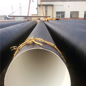 环氧煤沥青防腐钢管 大口径防腐螺旋钢管 刷漆缠布防腐钢管 厂家