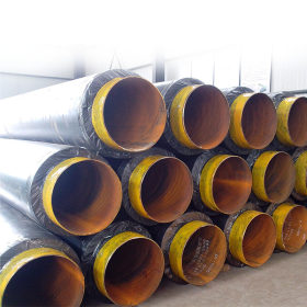高质量 蒸汽输送钢套钢保温钢管 高密度聚氨酯硅酸钙保温钢管批发