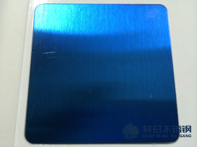 湖南镜面6k8k电镀蓝色304不锈钢板材批发加工
