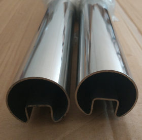 永骏隆不锈钢异型管 夹玻璃用不锈钢槽管 不锈钢管
