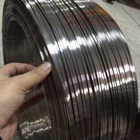 65MN锰碳钢扁线 72A弹簧碳钢扁丝 0.2mm-5.0mm碳钢压扁线方丝加工