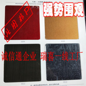 广东不锈钢纳米防铜板 不锈钢纳米色油板 不锈钢纳米古铜板