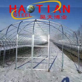 黑龙江建8米跨养鸡大棚 温室蔬菜大棚管 大棚骨架多少钱1个棚