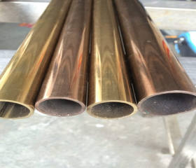 不锈钢原材料  201拉丝不锈钢管 玫瑰金不锈钢管 外径20*0.5 0.6
