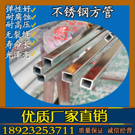 低价供应19方管  壁厚1.2mm方管 国标304不锈钢方管价格