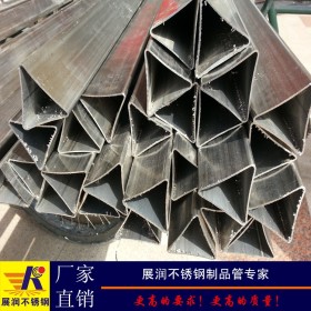 低价供应三角六角半圆扇形管材201异形不锈钢管特殊规格厂家批发