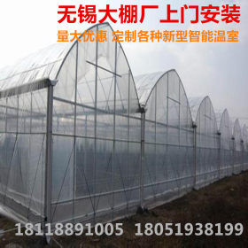 贵州热镀锌大棚钢管 贵阳单体大棚钢管 蔬菜连体钢管大棚智能温室