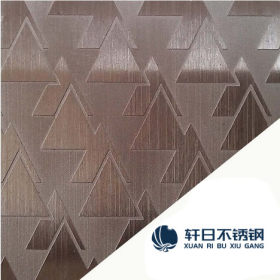 不锈钢镀钛金镜面板 304不锈钢蚀刻板 不锈钢拉丝板 墙面装饰板