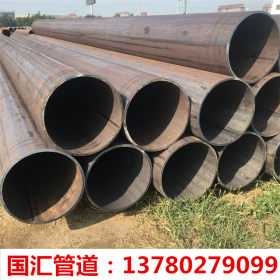 国汇供应dn500直缝焊管 河南电厂排水管道用双面埋弧焊直缝钢管