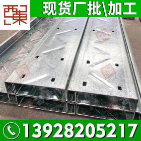轻钢结构冷弯槽c型钢 热镀锌Q235压型檩条 c型钢厂家