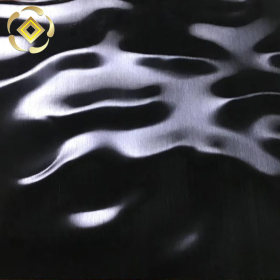 304 镜面黑钛不锈钢板 黑钛退钛花纹板 拉丝 蚀刻 喷砂 钢板加工