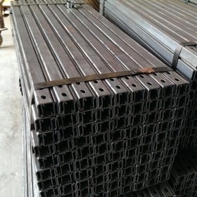 现货销售热镀锌C型钢 檩条100*50*20*2.5 可定制各种规格尺寸长度