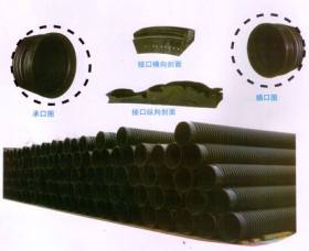 供应HDPE缠绕结构壁增强管(B型) 克拉管,克拉管,缠绕管厂家