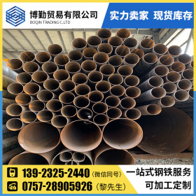 佛山博勤钢铁厂家直销 Q235B 水泥砂浆防腐钢管 现货供应规格齐全