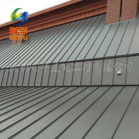 供应铝镁锰屋面板 杭州时宇厂家供应 别墅屋面专用32-410型0.8厚