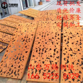 大量现货 红锈钢板 Q295NH 耐候钢板 支持定做 异形切割