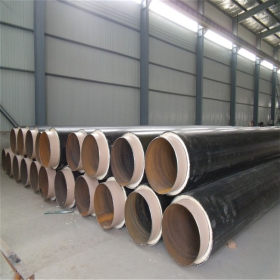 直销预制直埋保温钢管 销售630*16聚氨酯发泡保温钢管 价格优惠