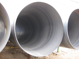 Q345b高强螺旋焊管 大口径厚壁螺旋管定做 地铁钢管桩用螺旋管