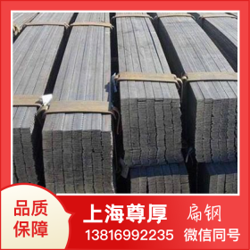 上海尊厚Q235扁钢加工材质规格表江苏南京扁钢价格
