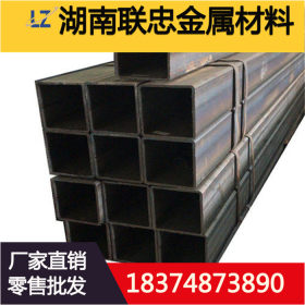 长沙焊接方管  德众黑方钢结构装饰方管国标现货50*50 50*100