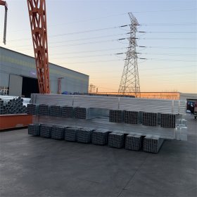 天津镀锌方管 厂家直销 q235B 冠洋钢铁厂家 全国批发